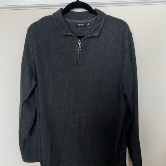 Apt. 9 Other - APT. 9 Mens quarter-zip pullover grey size: L